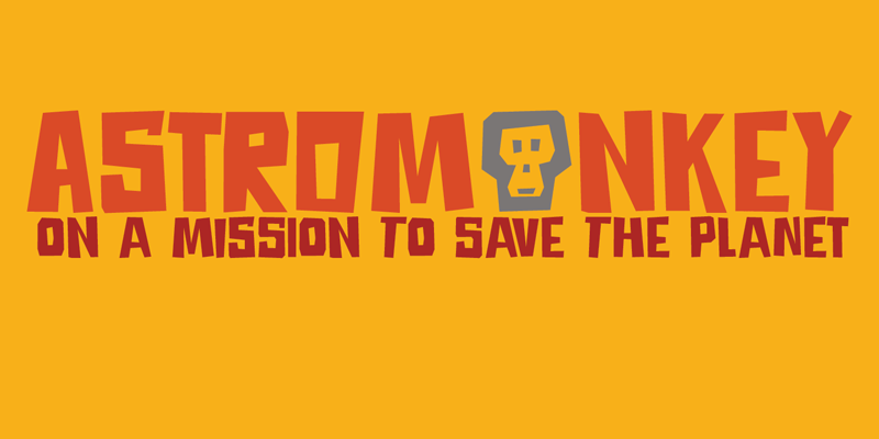 DK Astromonkey Font