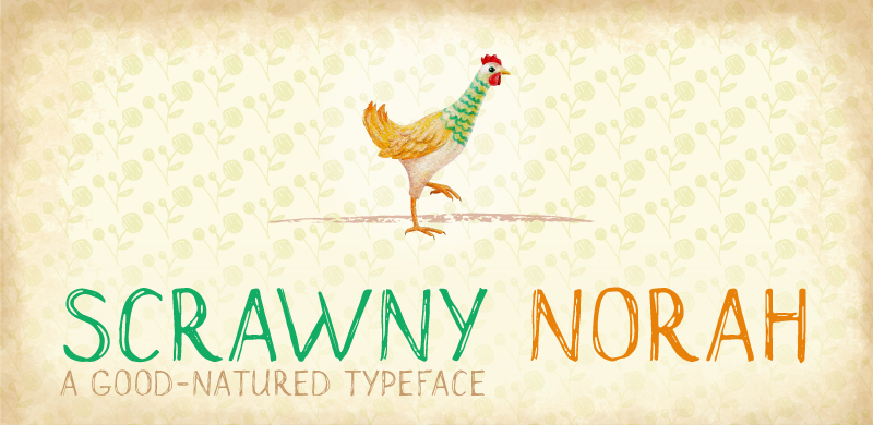 Scrawny Norah Font