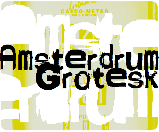 Amsterdrum Grotesk Font