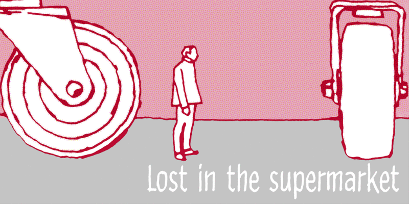 Lost in the supermarket Font