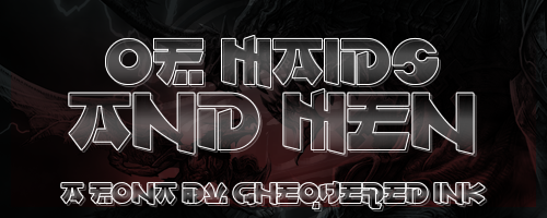 Of Maids And Men Font