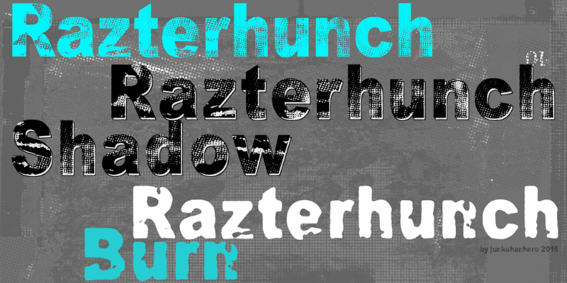 Razterhunch Font