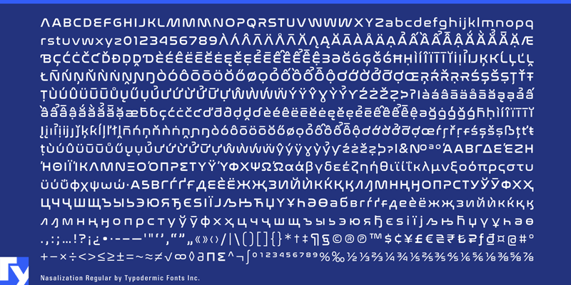 Nasalization Font