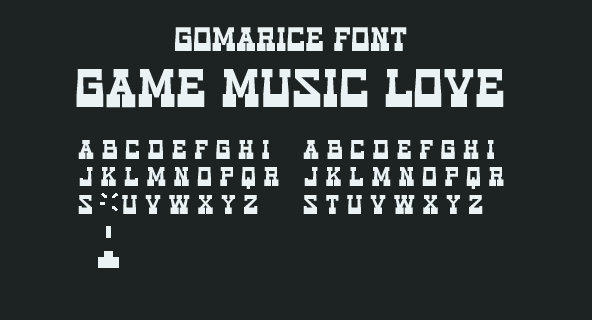 Game Music Love Font