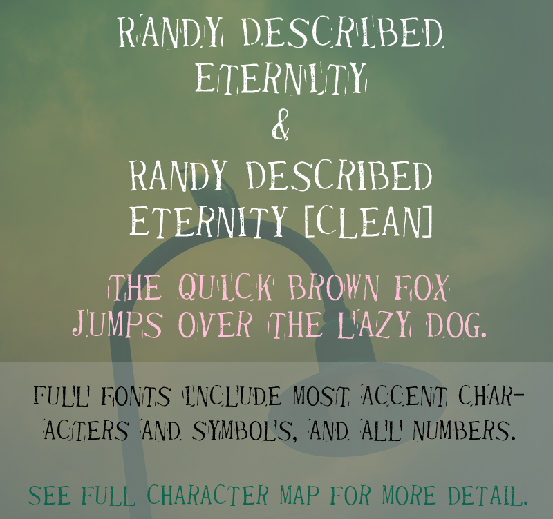Randy Described Eternity Font