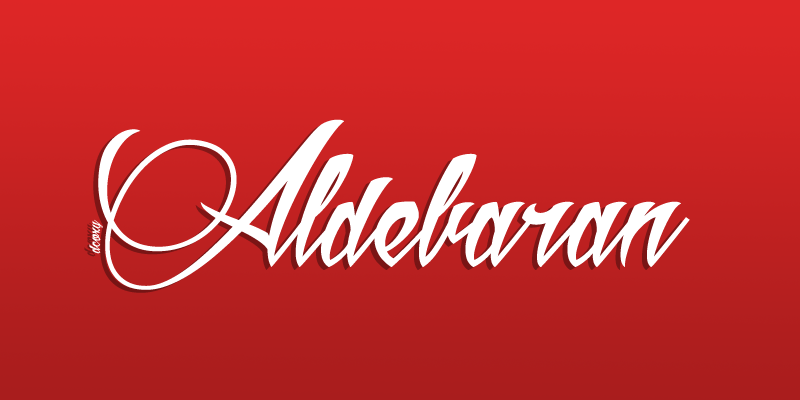 Aldebaran Font