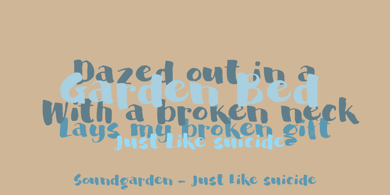 DK Garden Bed Font