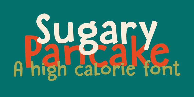 DK Sugary Pancake Font