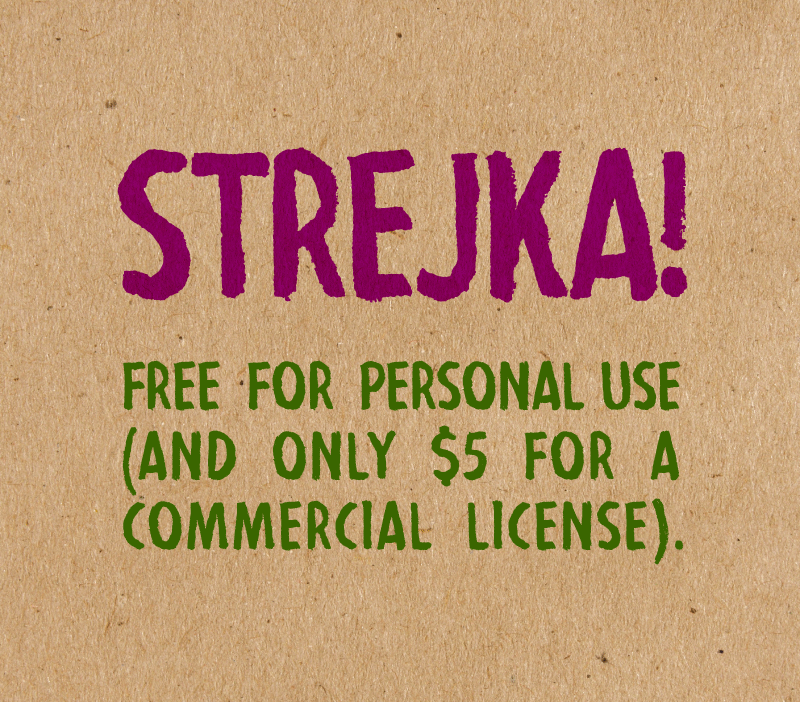 Strejka Font