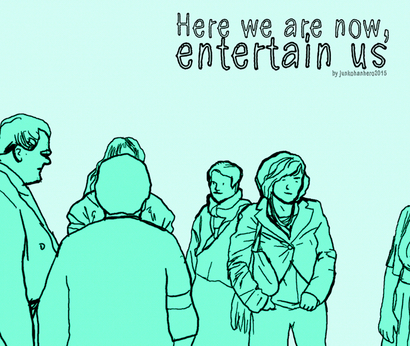 Here we are now, entertain us Font