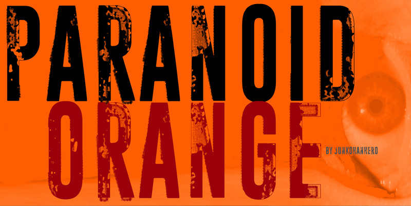 Paranoid Orange Font