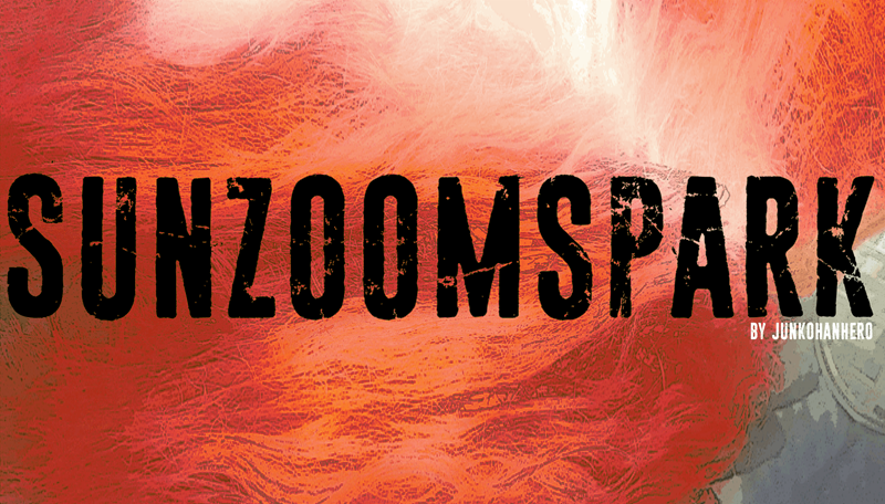 Sun zoom spark Font
