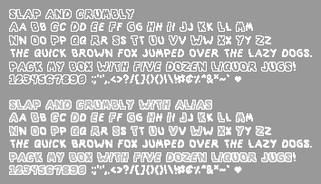 Slap And Crumbly Font