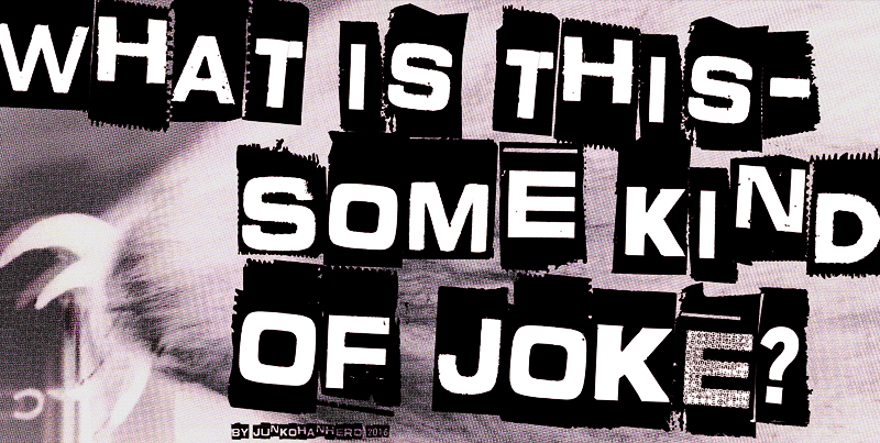 What is this - some kind of joke Font
