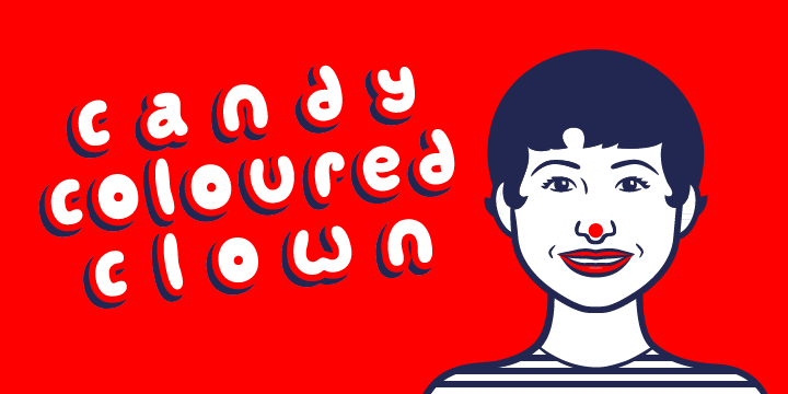 Candy Coloured Clown Font