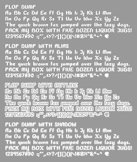 Plop Dump Font