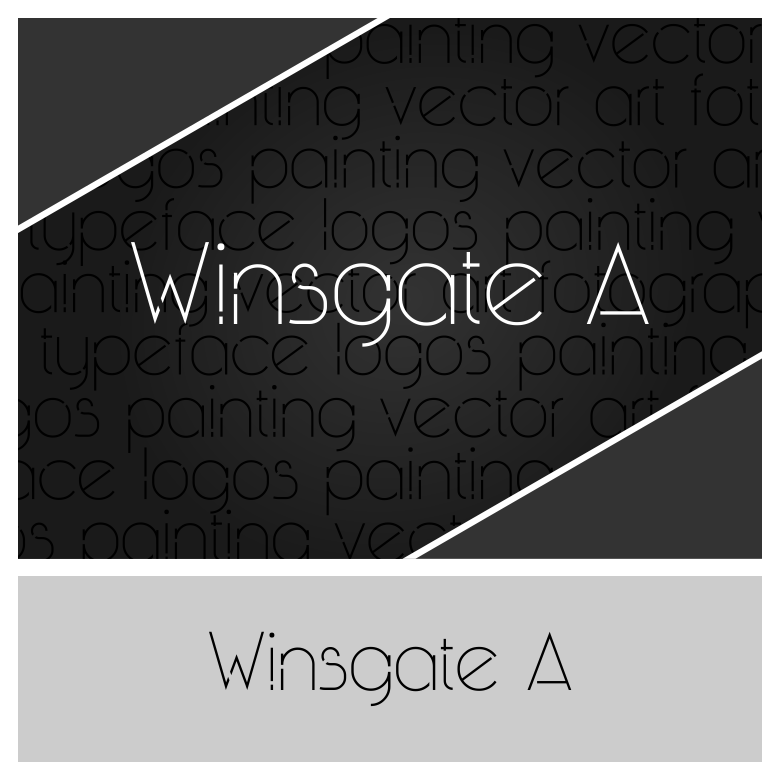 Winsgate A Font