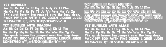 Yet Bumbler Font