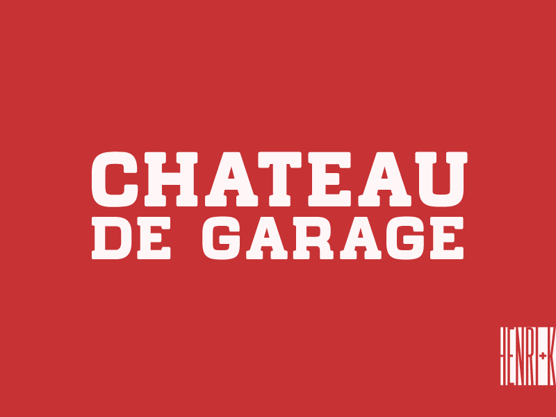 Chateau de Garage Font