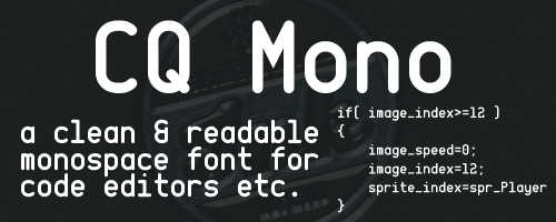 CQ Mono Font