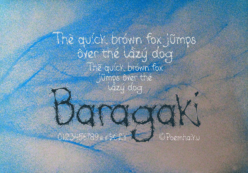 Baragaki Font