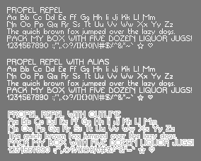 Propel Repel Font