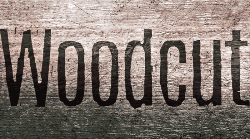 Woodcut Font