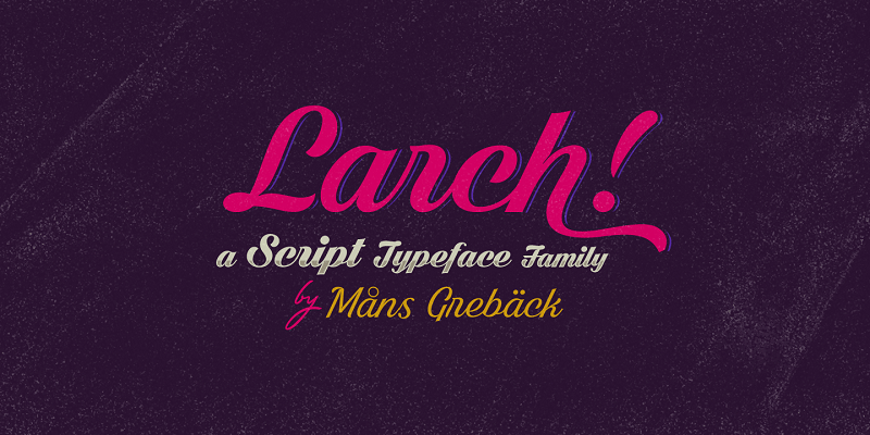 Black Larch Font
