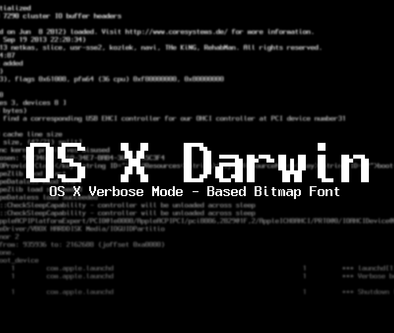 OS X Darwin Font