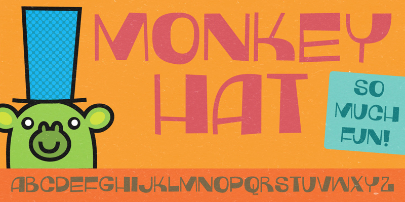 Monkey Hat Font