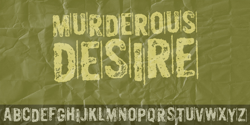 Murderous Desire Font