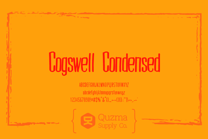 Cogswell Condensed Font