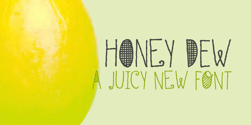 DK Honey Dew Font