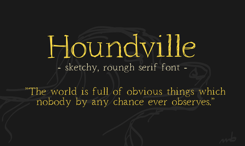 Houndville Font