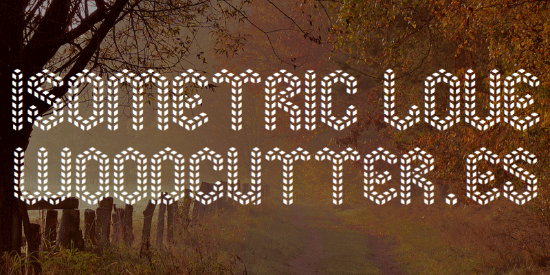 Isometric Love Font