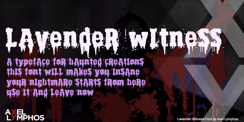 Lavender Witness Font
