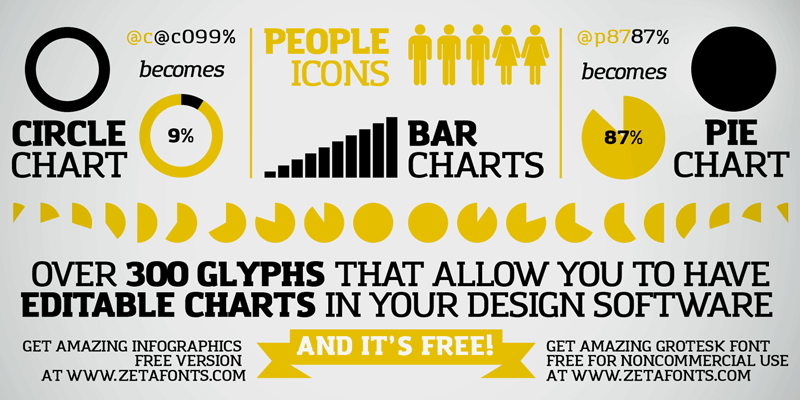 Amazing Infographic Font