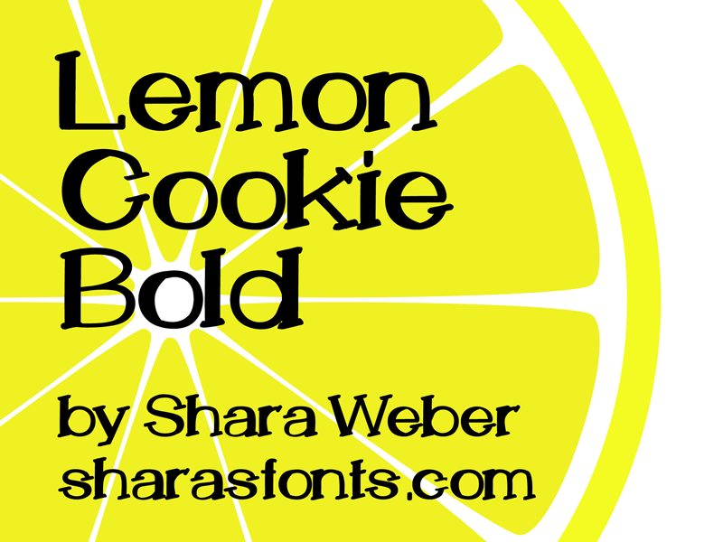 Lemon Cookie Bold Font