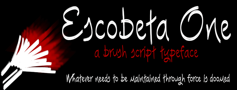 Escobeta One Font