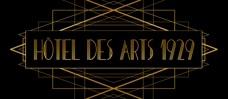 Hotel Des Arts 1929 Font