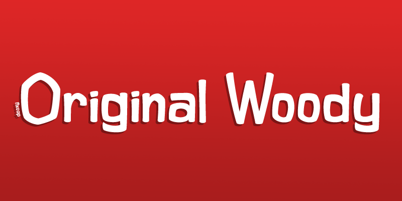 Original Woody Font