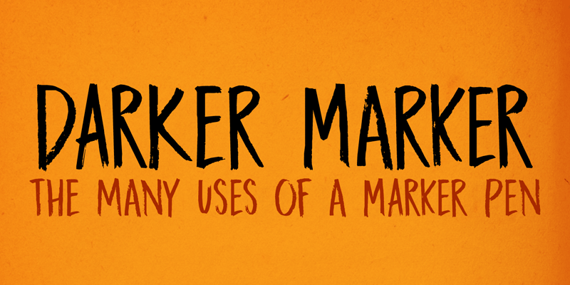 DK Darker Marker Font
