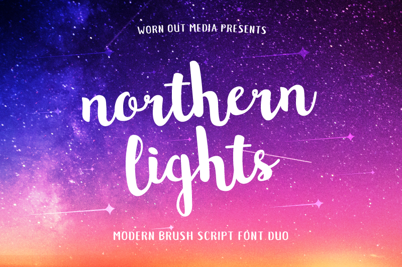 Northern Lights Script Font