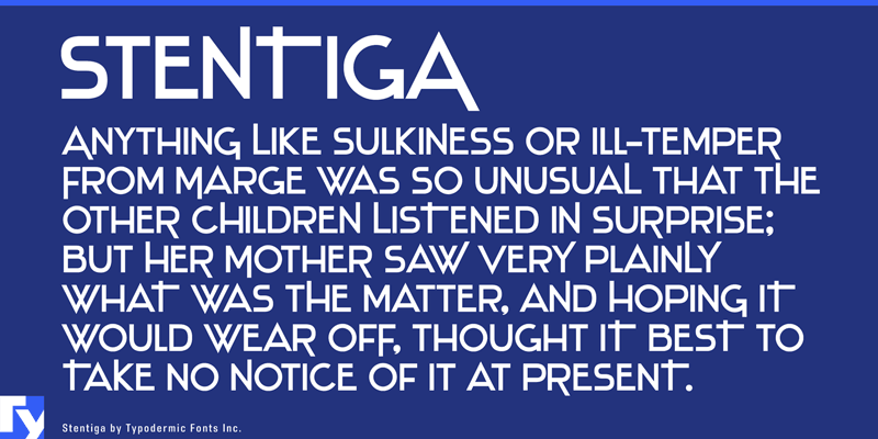 Stentiga Font