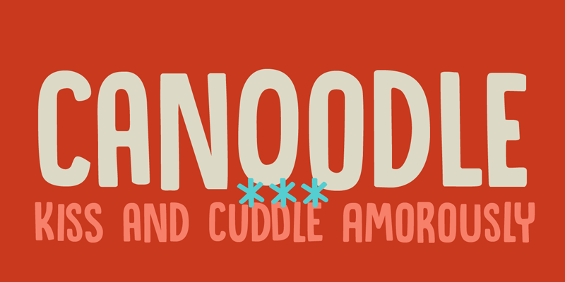 DK Canoodle Font