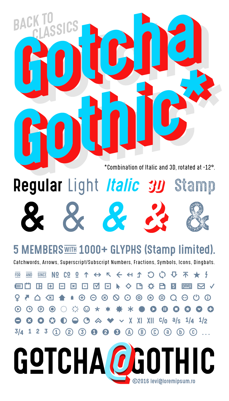 Gotcha Gothic Font