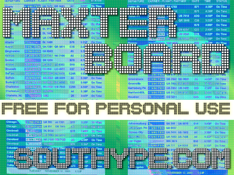 Maxter Board St Font