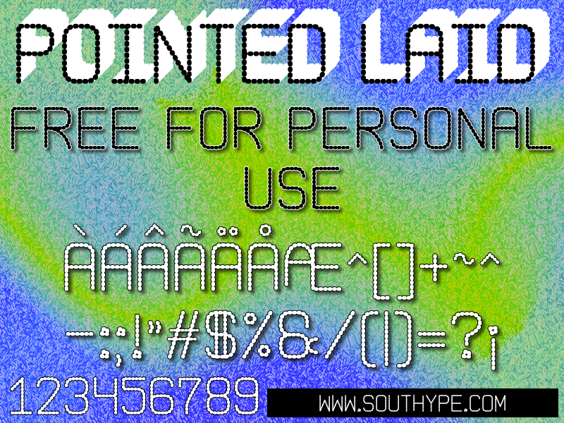 Pointed Laid St Font