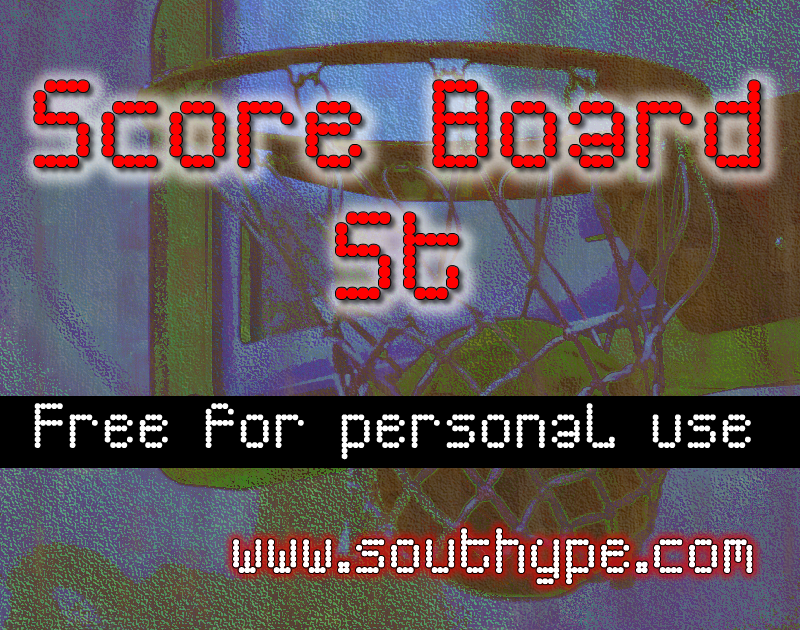 Score Board St Font