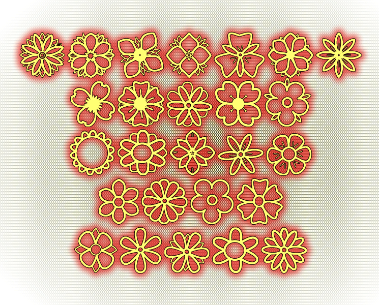 Second Flowers St Font